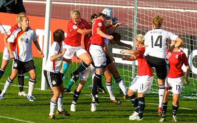 football norwegian norway gender ukraine win euro germany 2009 why sports uefa fighting players match ball between during
