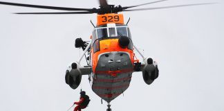 Rescue helicopter norway