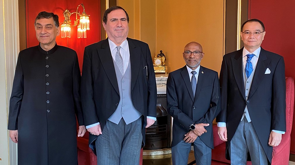 Neue Botschafter aus Pakistan, dem Irak, den Malediven und Laos in Norwegen