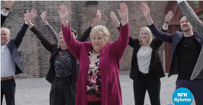 Dancing Politics: Norway Prime Minister and Other Ministers Dance for Children TV and National Day The Nordic Page - Vimarsana News