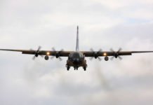 Norwegian Hercules to Sierra Leone with Ebola Equipment