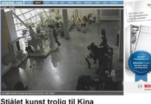 Stolen Art Pieces from Norway May Be in China
