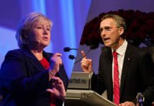 Solberg is More Popular After Stoltenberg’s NATO Appoinment