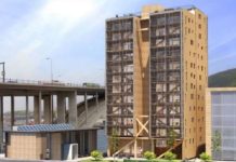 The World’s Tallest Wooden House under Construction in Bergen, Norway